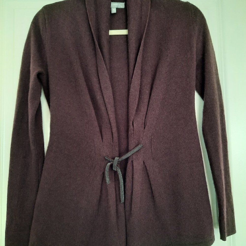 Neiman Marcus Cashmere  Open Front Cardigan size XS‎